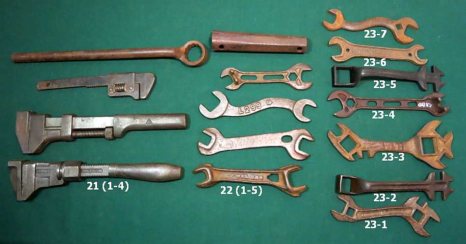 5 Vintage Miscellaneous Wrenches and Tools 0720